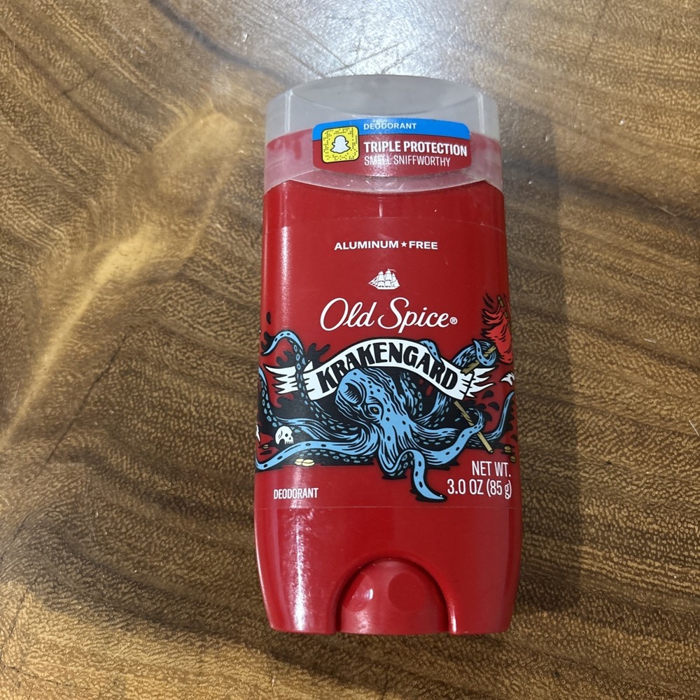 Old Spice Krakengard Deep Ocean Scent Deodorant Stick 3.0 oz Aluminum Free 1